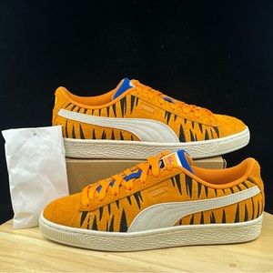 Puma Orange and Black Athletic Shoes